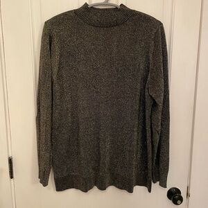 Women’s  Black and gold metallic Sweater